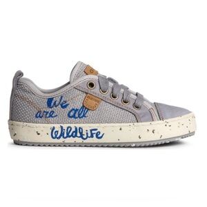 Geox Alonisso Children's Trainers, Textile, Grey